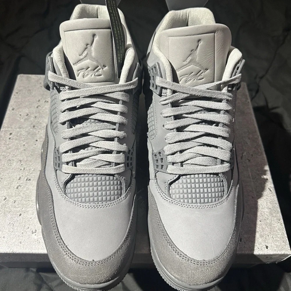 Jordan 4 Retro SE Paris Olympic Wet Cement‎ Size 6.5 FQ7928 001